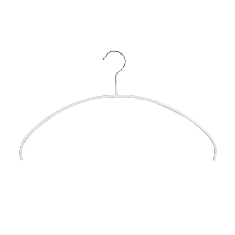 [Germany MAWA] Fashionable storage seamless clothes hanger 40cm (white/40 pieces) - Hangers & Hooks - Other Metals White