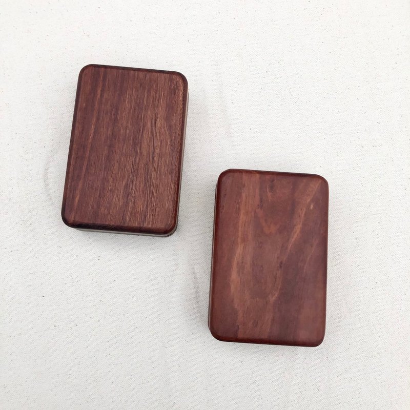 原木收納盒/長方木盒/紅檀香款 - 居家收納/收納盒/儲物盒 - 木頭 紅色