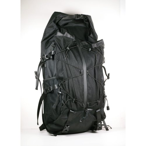 スプリット黒X-Pac 超軽量登山バッグ 20L 30L 40L バークマウンテン55L 