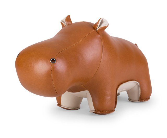 Zuny-Hippo Budy Hippo Shape Animal Bookend / Door Stop