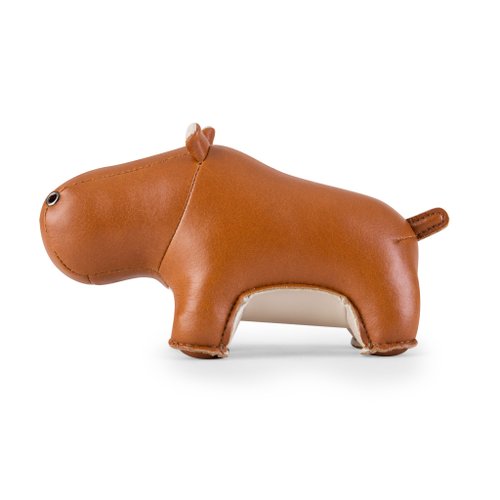Zuny-Hippo Budy Hippo Shape Animal Bookend / Door Stop