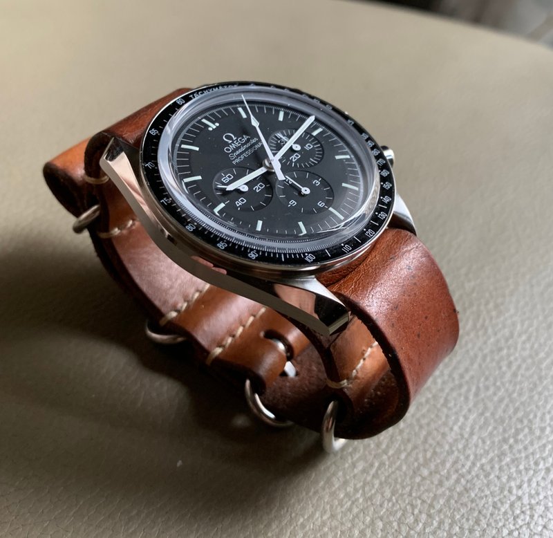 NATO錶帶 Buttero G10北約錶帶 北約軍用錶帶 Nato straps Omega - 錶帶 - 真皮 黑色