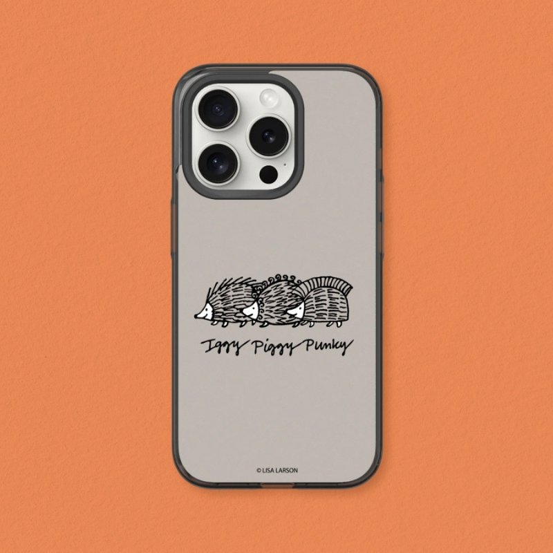 JellyTint transparent anti-fall phone case∣Lisa Larson/Three Hedgehog Brothers for iPhone - เคส/ซองมือถือ - พลาสติก หลากหลายสี