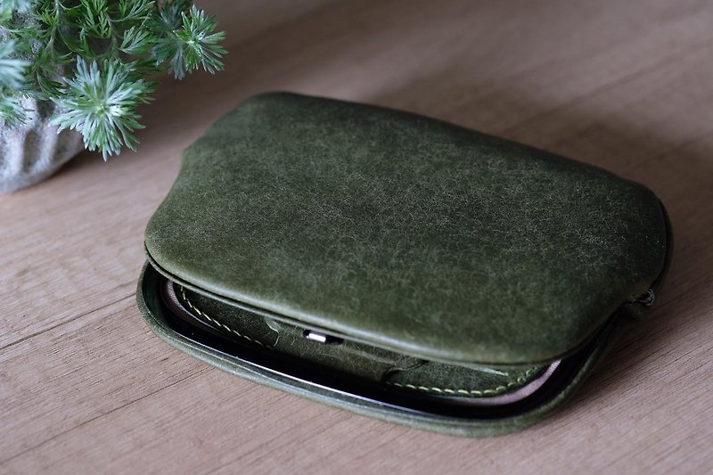 Ultra thin kisslock wallet - กระเป๋าสตางค์ - หนังแท้ หลากหลายสี