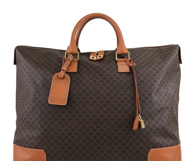 日本直送 名牌中古包 】CELINE セリーヌ マカダム ハンドバッグ