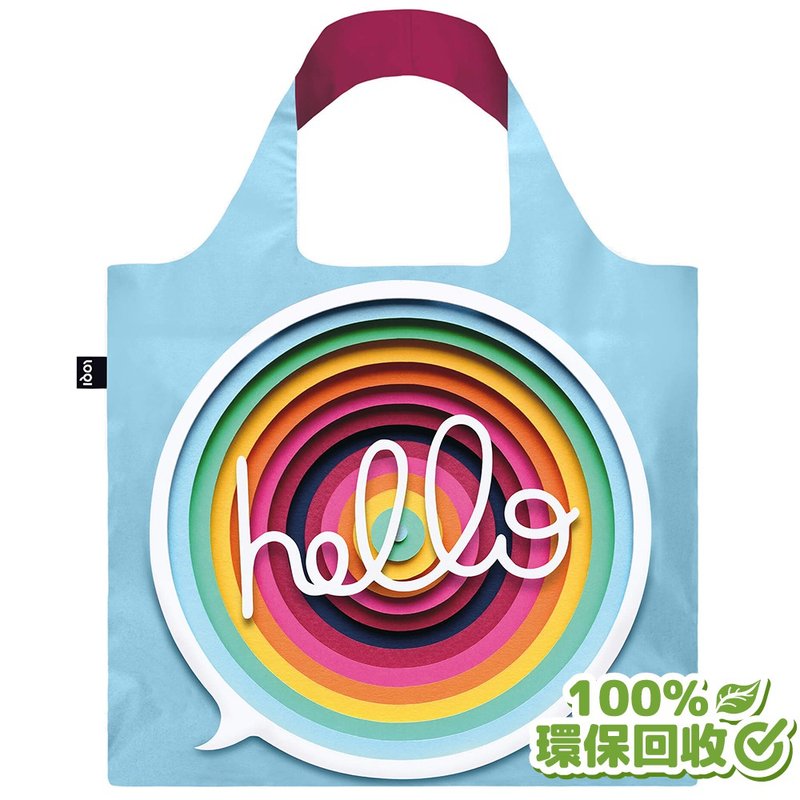 LOQI 環保材質購物袋-是在哈囉(無扣帶、無暗袋) - 其他 - 環保材質 藍色