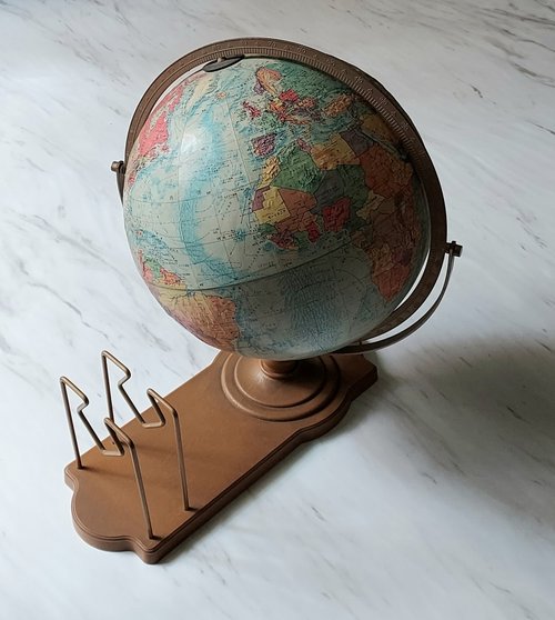 アンティーク　地球儀 アメリカ製 ヴィンテージ VINTAGE ANTIQUE CRAM'S IMPERIAL WORLD GLOBE ヴィンテージ