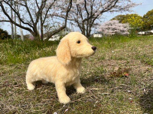 受注製作】オーダーメイド 犬の羊毛フェルト Mサイズうちの子ペット 犬