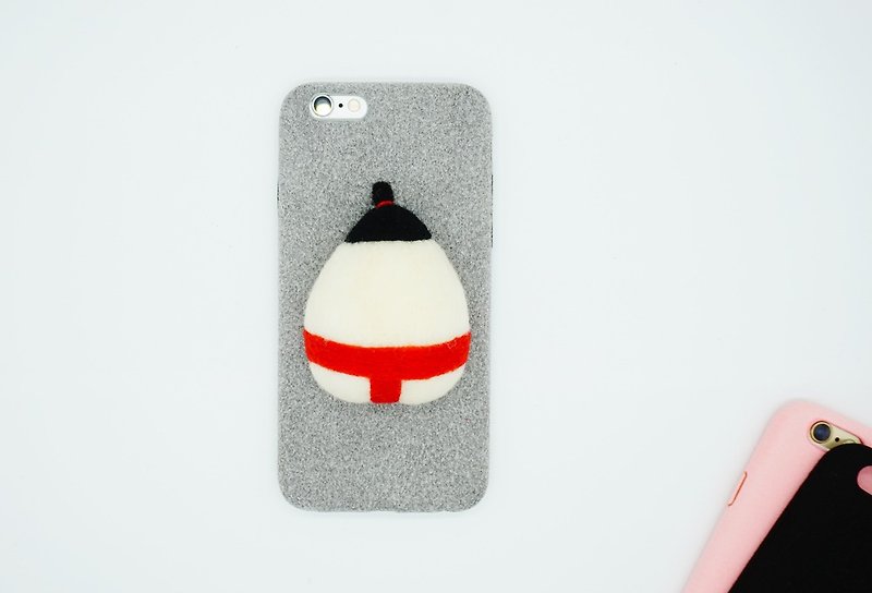 Wool felt sumo master mobile phone sets Hercules wrestling master mobile phone shell creative gift - Phone Cases - Wool Multicolor