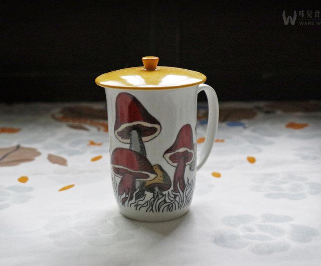 初期のSeyeiファインチャイナリッドカップ（食器/古い陶器/古い物/印刷