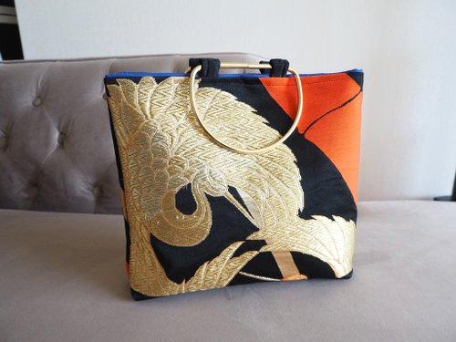 和装バッグ　ハンドバッグ 特別誂え 平和屋-こころ店□和装小物 和装バッグ4点セット ハンドバッグ