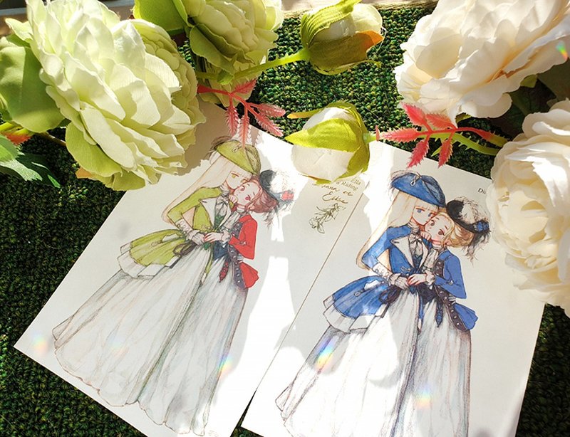 Spring Riding sticker SET - 貼紙 - 紙 多色