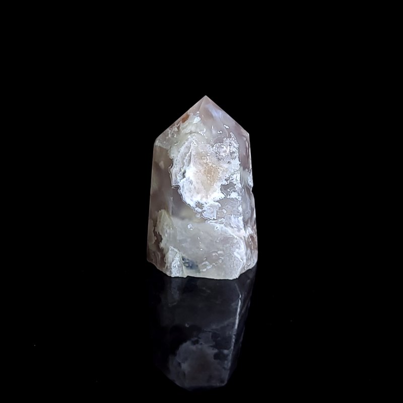 【櫻花瑪瑙柱】 - 901 - 其他 - 水晶 黑色