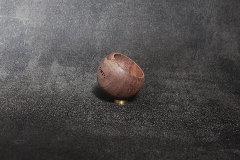 UNIC Full Moon Meditation Wood Diffuser/ Bronze Wood Diffuser/Egg-shaped Fragrance Base - น้ำหอม - ไม้ สีนำ้ตาล