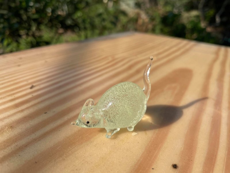 水晶玻璃 夜光 生肖 老鼠 - 擺飾/家飾品 - 玻璃 