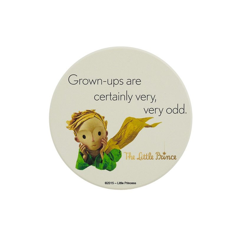 Little Prince Movie License - Suction Cup Pad - ที่รองแก้ว - ดินเผา สีเขียว