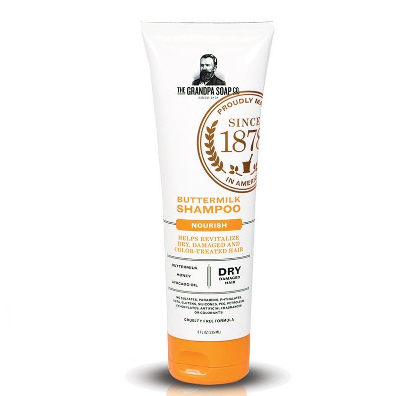 Grandpa Buttermilk Avocado Professional Nourishing Repair Shampoo 235mL - Shampoos - Other Materials Orange