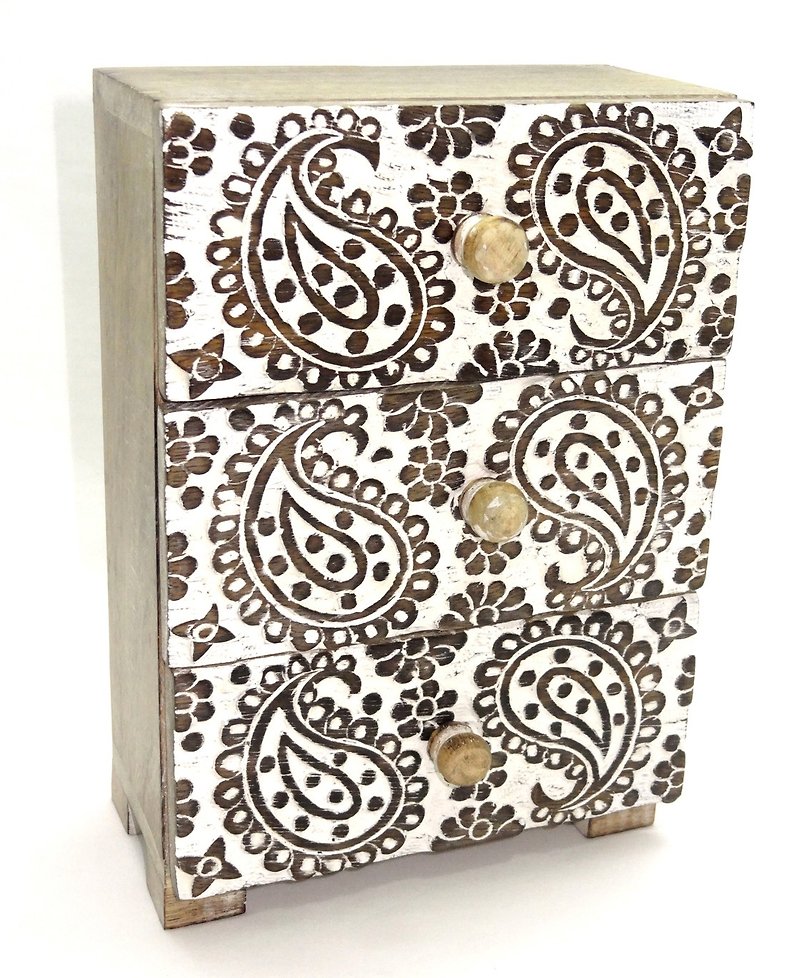 Amoeba Three Cabinets - Fair Trade - กล่องเก็บของ - วัสดุอื่นๆ สีนำ้ตาล