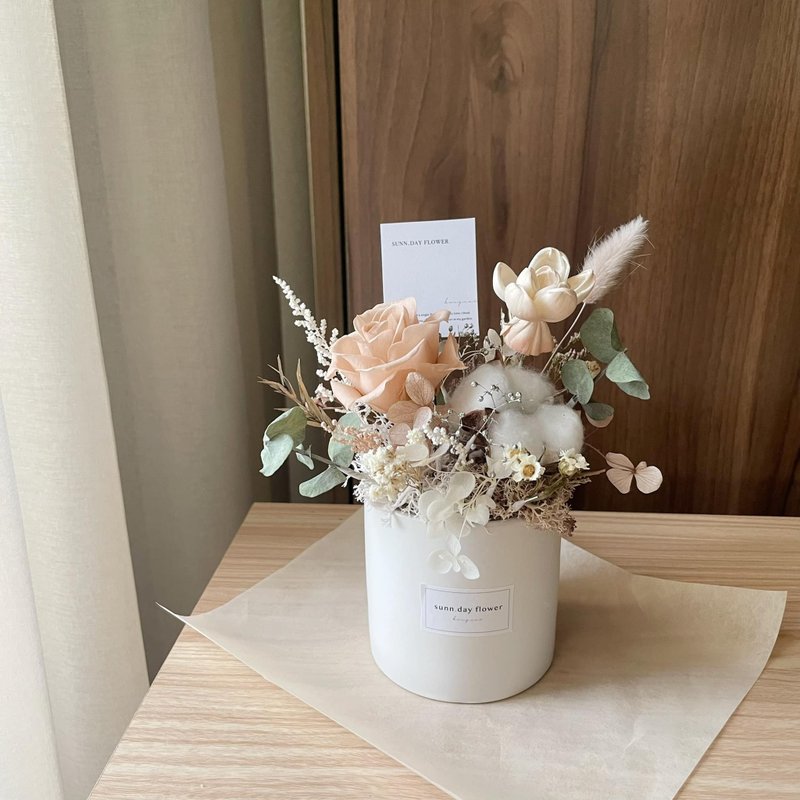 【Immortal Potted Flowers】Opening Flower Ceremony Dry Potted Flowers New House Ceremony Eternal Flowers Opening Potted Flowers Congratulations - Dried Flowers & Bouquets - Plants & Flowers 