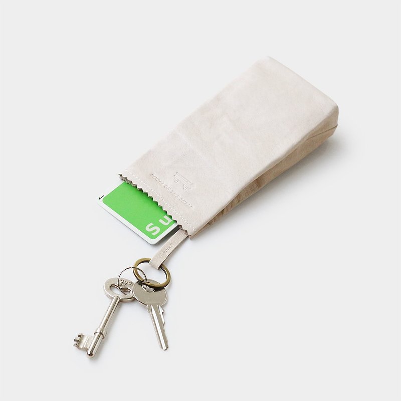 paper key pouch : natural - อื่นๆ - หนังแท้ 