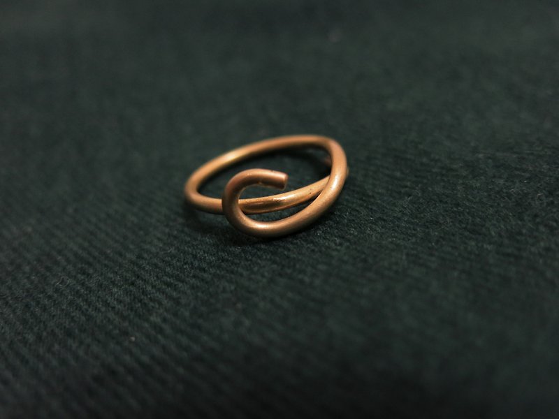 Wound Bronze ring - General Rings - Copper & Brass Gold