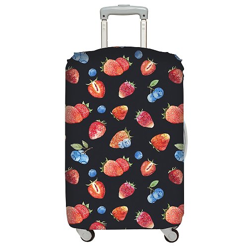 LOQI LOQI 行李箱外套│草莓【L 號】