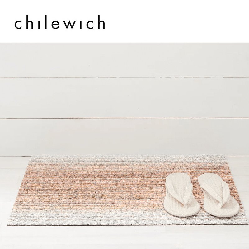 Chilewich Fade Stripe系列漸層色地墊46×71cm-日出 - 地墊/地毯 - 塑膠 橘色