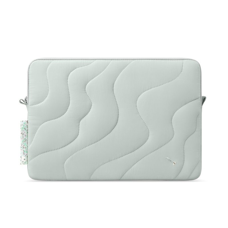 Tomtoc earth texture floating cloud fresh water, suitable for 13-inch MacBook Air / Pro - กระเป๋าแล็ปท็อป - เส้นใยสังเคราะห์ สีกากี