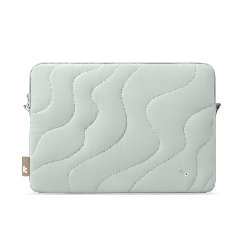 Tomtoc earth texture floating cloud fresh water, suitable for 13-inch MacBook Air / Pro - กระเป๋าแล็ปท็อป - เส้นใยสังเคราะห์ สีเขียว