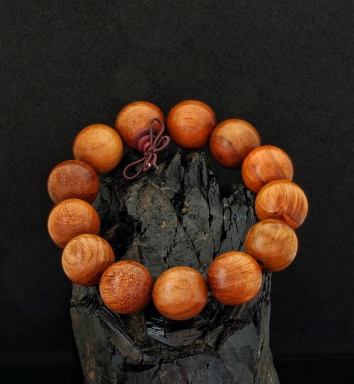 HK-Accessories 入門級緬甸花梨木珠 18mm 手鍊