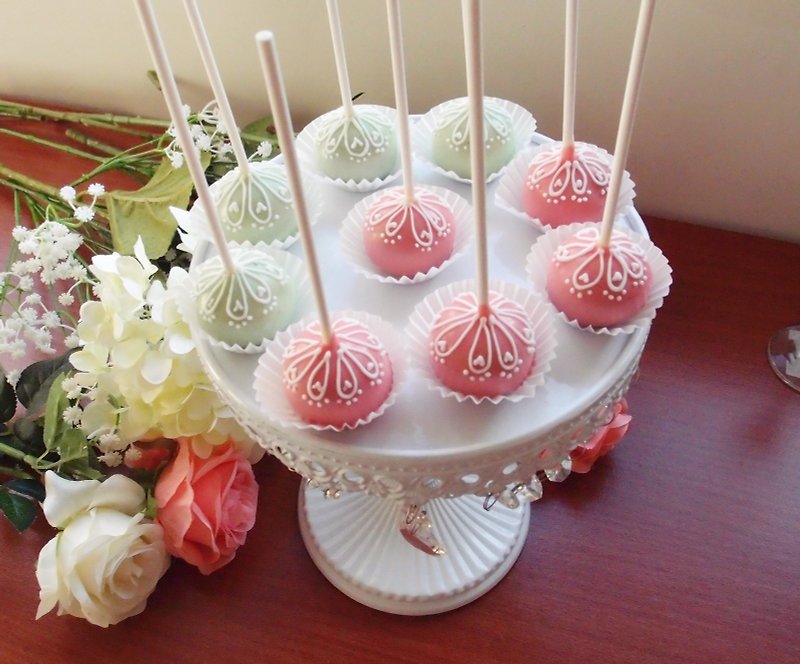 夢幻粉色系布朗尼棒蛋糕 (10支) - 蛋糕/甜點 - 新鮮食材 