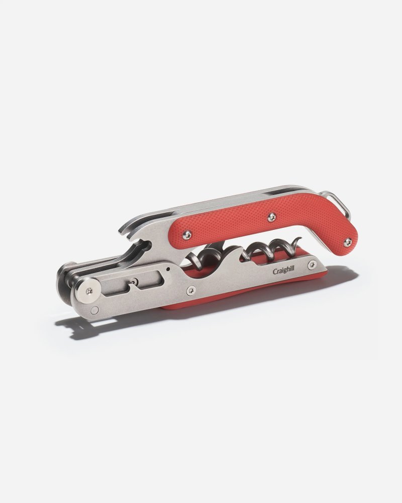 CRAIGHILL Best Wine Key Super Perfect Bottle Opener - Bottle & Can Openers - Other Metals Red