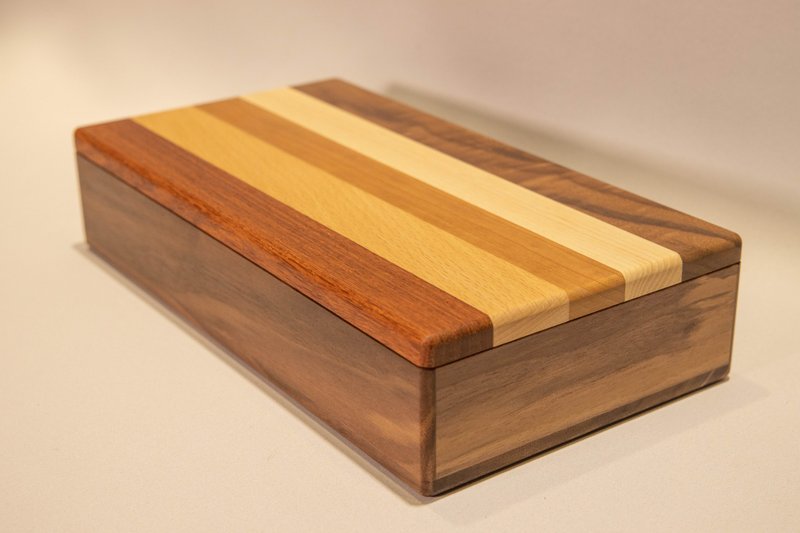 [New Product] [Must be Wood] Five Wooden Box - Storage - Wood Brown