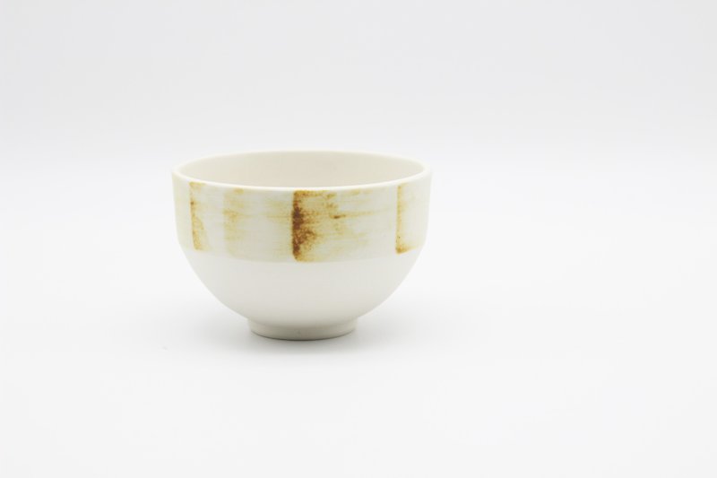 Useless living institute - ceramic yellow white bowl - simple and simple - Pottery & Ceramics - Pottery White