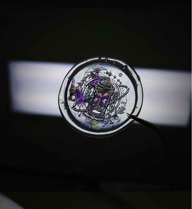 星宿砂時計 星系沙漏  火漆封蠟印章 Wax seal - 印章/印台 - 銅/黃銅 白色