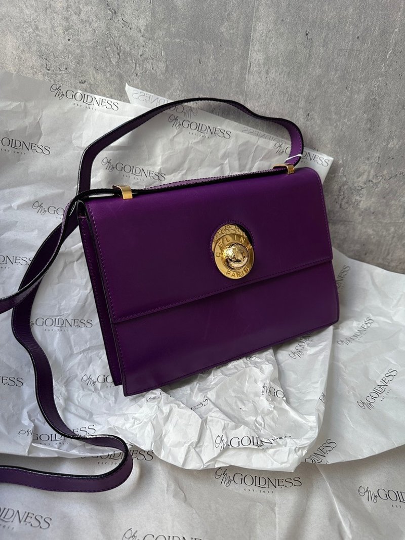 中古包 CELINE 賽琳 星球系列 Constance 康康包 - 手提包/手提袋 - 真皮 紫色