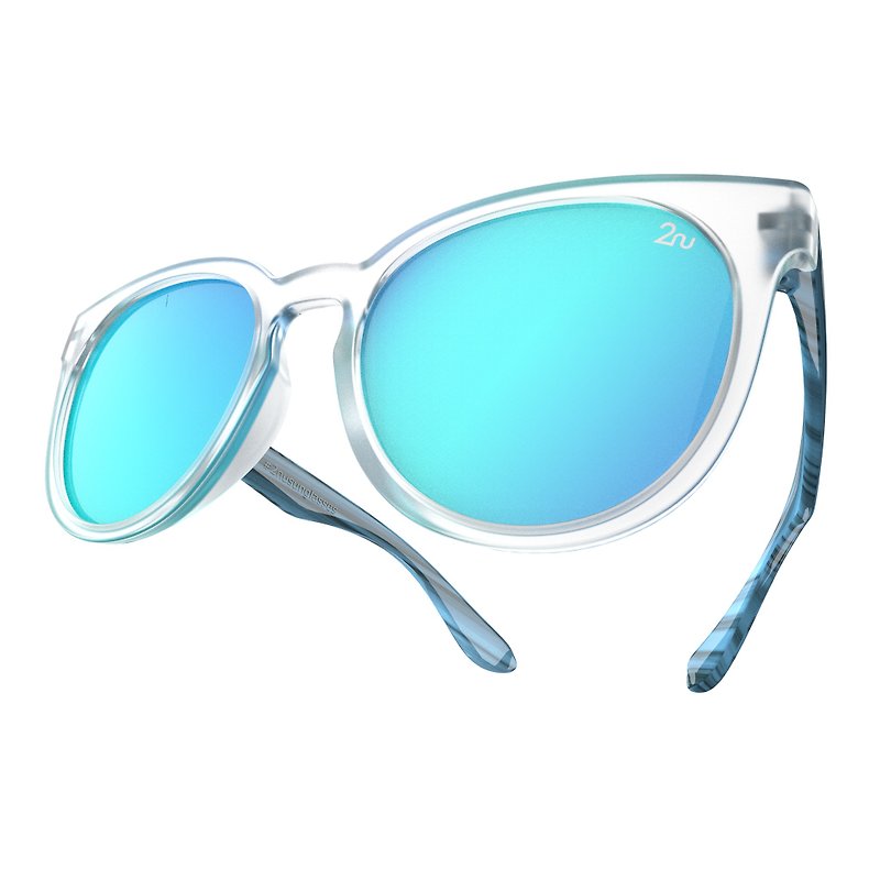 2NU - HALO 太陽眼鏡 - 眼鏡/眼鏡框 - 塑膠 藍色
