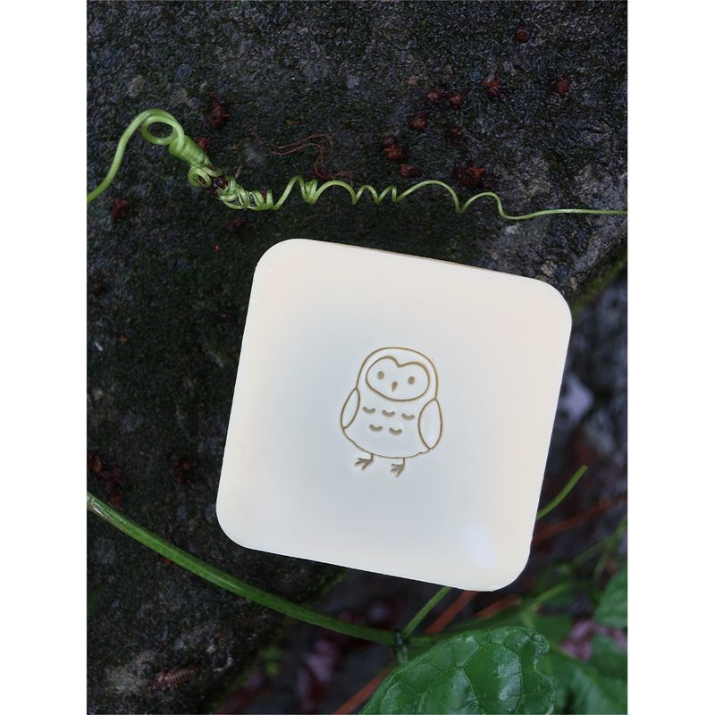 【皂章A108】貓頭鷹 可愛皂章 - 蠟燭/香氛/手工皂 - 壓克力 