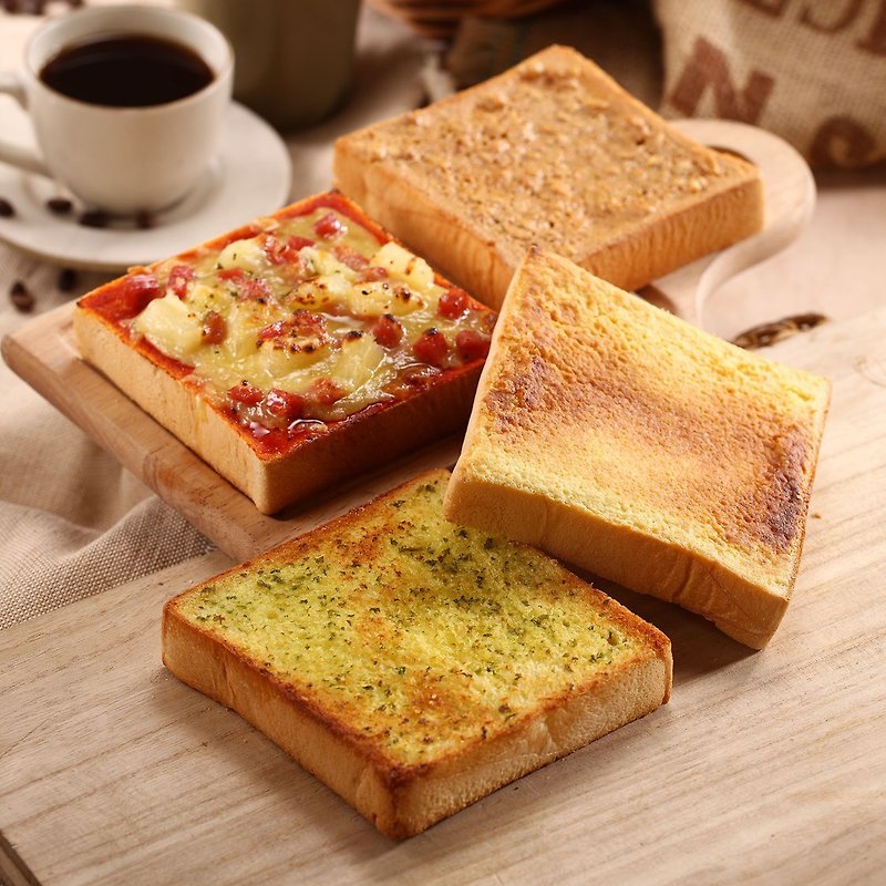 [24H Fast Arrival] Food Gold Award Winner_Frozen Spread Thick Slice Toast_12 pieces_2 sweet and 2 salty