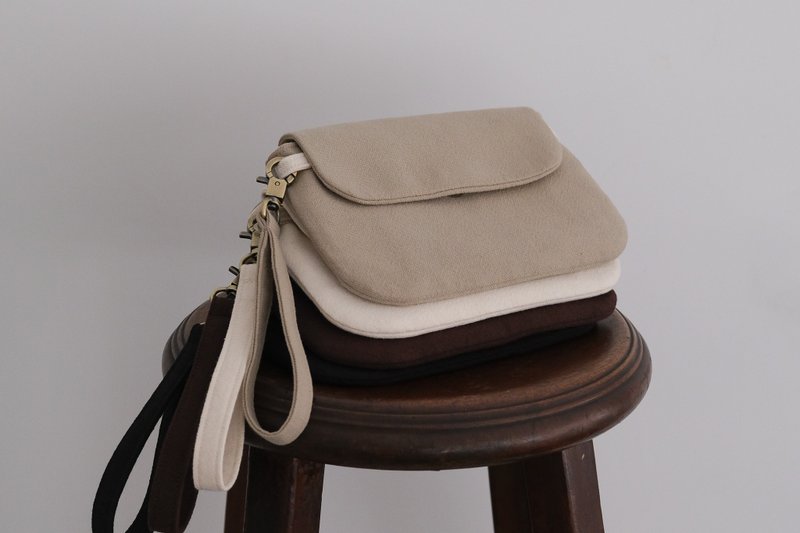 Laminated passport carry-on bag - Passport Holders & Cases - Cotton & Hemp Brown