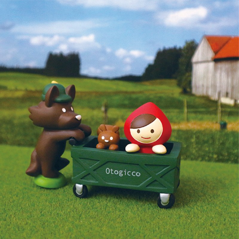 日本Decole Concombre - 小紅帽去露營 - 擺飾/家飾品 - 樹脂 