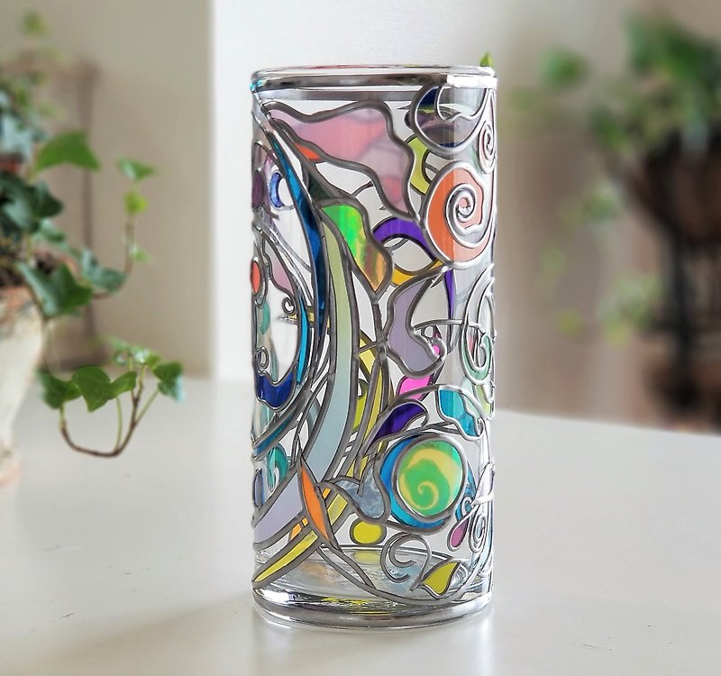 ガラスラウンド型花瓶　ティンカーベル - 観葉植物 - ガラス 多色