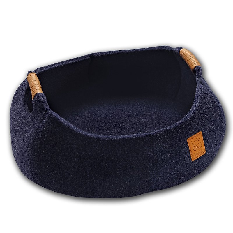 Lifeapp  貓籃子BASKET BOWL_海軍藍 - 寵物床墊/床褥 - 其他材質 藍色