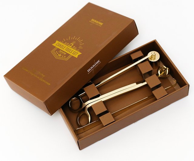 Scented Candle Tool Set (Red Bronze) - Candle Wick Scissors/Candle