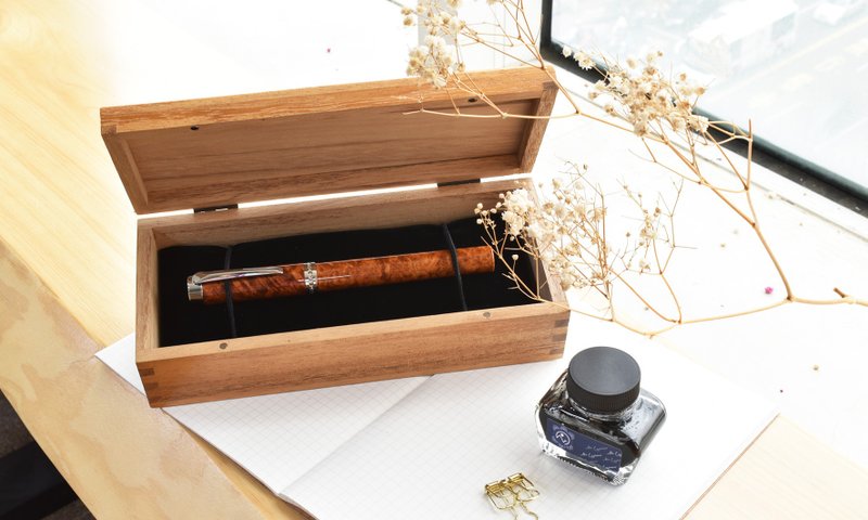 CYPRESS  胡桃木鋼筆收藏盒 (純筆盒) - 鉛筆盒/筆袋 - 木頭 