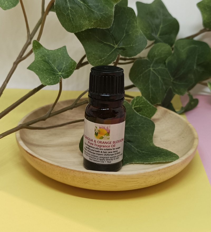 造型擴香石配香薰油(芒果玉蘭花) - 香氛/精油/擴香 - 其他材質 橘色