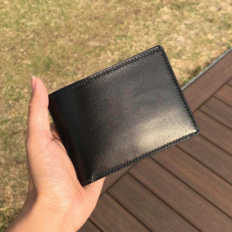 【Bifold Wallet】Calf Collection | Classic | Handmade Leather in Hong Kong - Wallets - Genuine Leather Multicolor