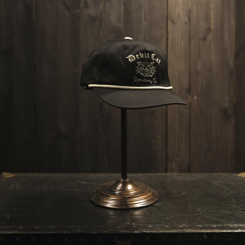 RD Rope Cap - 黑色 Black - 帽子 - 棉．麻 