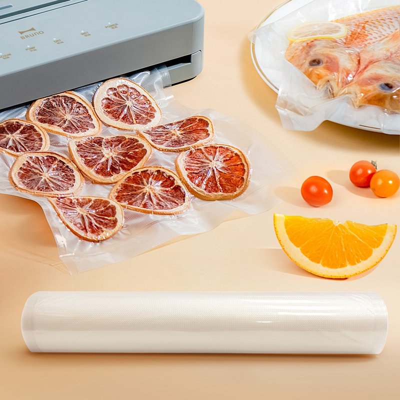 Original accessories | Japanese BRUNO vacuum sealing machine special bag 28*300cm (single-sided dots) - Kitchen Appliances - Other Materials Transparent