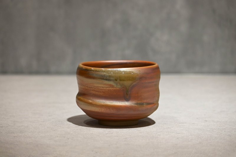 茶碗 茶碗泡 柴燒茶碗 日式茶碗【臻麟陶藝】 - 茶壺/茶杯/茶具 - 陶 